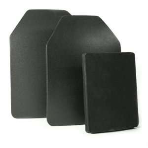 ESAPI 10.5 x 13.25 Ballistic Ceramic Plate, Black  Sports 