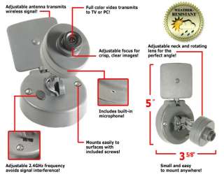 Low Light/Daylight, Wireless, Tiny Security Cameras that work 24 