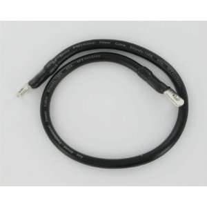 Drag Specialties Battery Cable   Translucent Black   23in 78 123 1