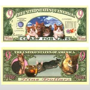 Cats Funny Money Toys & Games