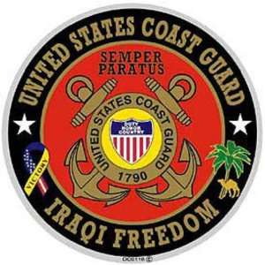  United States Coast Guard Iraqi Freedom Sticker 