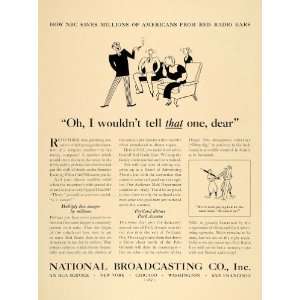   Ad National Broadcasting Radio Advertising Polo   Original Print Ad