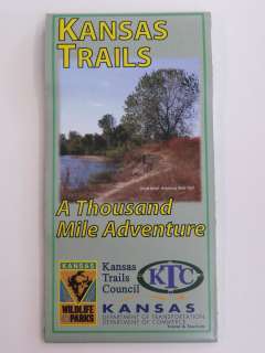 MAP ~ KANSAS Trails Council ~ Dept. of Transportation ~ Thousand Mile 