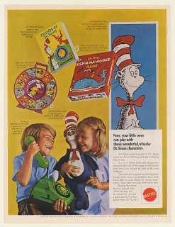   Dr Seuss See N Say Phone Storybook Doll Game Toys Print Ad  