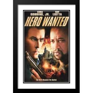  Hero Wanted 32x45 Framed and Double Matted Movie Poster 