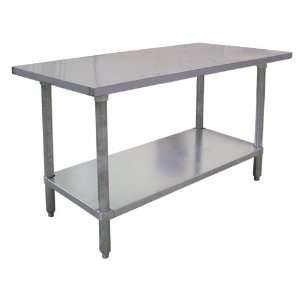   FMA (22063) Stainless Steel Work Table Straight Edge