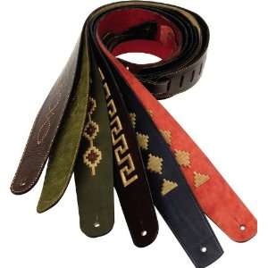  Planet Waves LTH03 Chain Stitch Aged Forest Guitar Strap 
