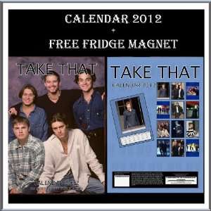  TAKE THAT CALENDAR 2012 + FREE TAKE THAT FRIDGE MAGNET BY 