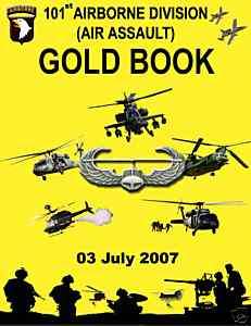 276 page 101st AIR ASSAULT PATHFINDER GOLD BOOK on CD  