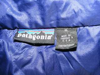 Patagonia Vest Mens XL Nylon/Poly Teal Blue Pullover NICE  