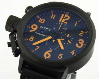 Parnis 50mm Pvd Full chronograph Lefty Watch E104  