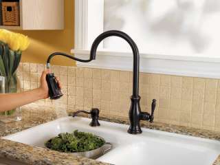  Pfister F5297TMY Hanover High Arc Pull Down Kitchen Faucet 