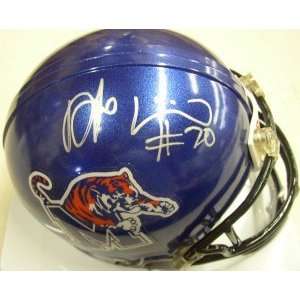   Williams Autographed Mini Helmet   Memphis Tigers