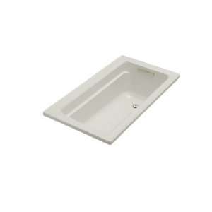   Archer Collection 60 Drop In Soaker Bath Tub with Armrests, Lumbar