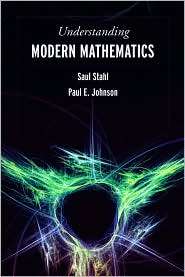 Understanding Modern Mathematics, (0763734012), Saul Stahl, Textbooks 
