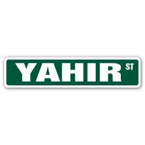  YAHIR Street Sign name kids childrens room door bedroom 