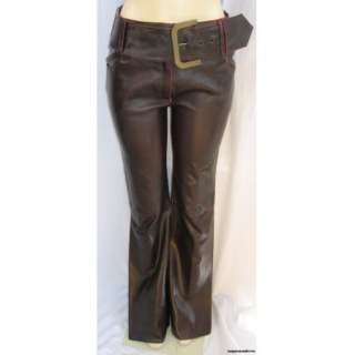 Christian Dior Boutique $1895 Womens 8 Pants Burgundy *French 
