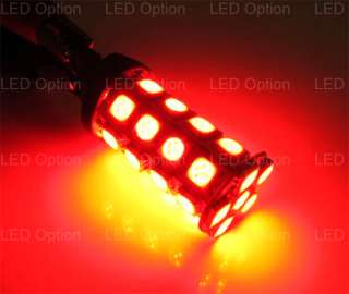 Red 30 SMD 360° 7440 7443 LED Brake Tail Lights Bulbs  