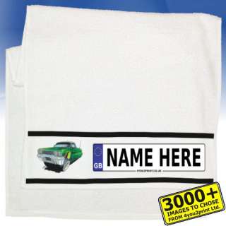 KOOLART 1191 Chevrolet Impala Lowrider Custom Towel  