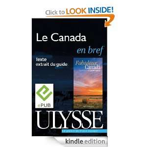 Le Canada en bref (French Edition) Collectif  Kindle 