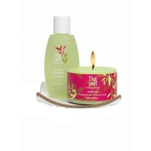 Passion Human Green Tea With Massage Oil 4.2 Ounce, Perfumed Candle 6 