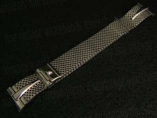Unused NOS 3/4 19mm Forstner Stainless Steel Mesh 1950s Vintage Watch 
