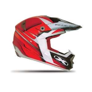 Xtreme X Drive Wedge Graphic Red/Red Small Off Road Helmet 