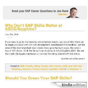  SAP Consulting Blog and Podcast Feed   Jon Reed of JonERP 
