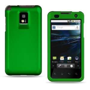  GREEN Sanp on Rubber Touch 2pcs Phone Protector Hard Cover 