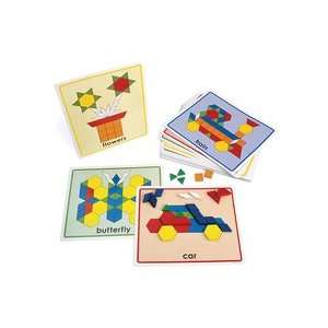  Pattern Block Picture Cards   Set of 20 