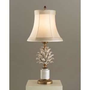 Currey & Company 6336 Carciofi 1 Light Table Lamps in Antique White 