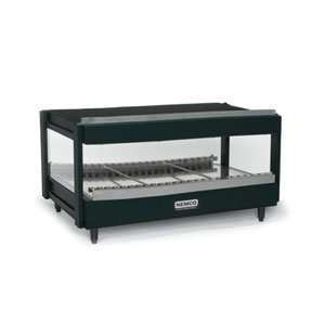 Nemco 6480 241B Black 24 Horizontal Single Shelf Merchandiser   120V