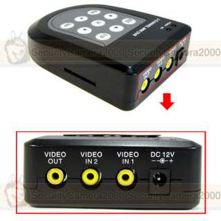 New 2 CH Mini CCTV Motion Detection SD CARD DVR Security System