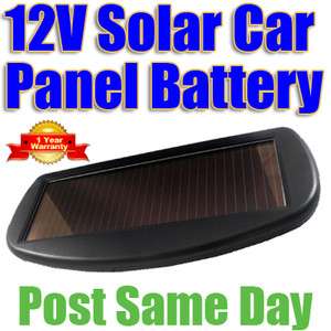 12V 100mA Solar Sunlight Panel Battery Charger For Auto  