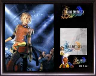 Final Fantasy X 10 Yuna/Rikku/Lulu Plaque Sets + Cards  