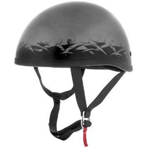   Lid Helmets Original Half Helmet , Size XS, Style Razor XF64 6730