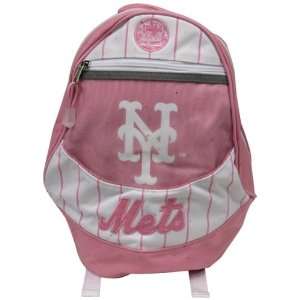  New York Mets   Large Logo Pink Mini Backpack Sports 