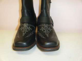 DINGO Ankle Motorcycle Black Boots Size 8 D Men Used  
