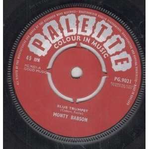   BLUE TRUMPET 7 INCH (7 VINYL 45) UK PALETTE 1961 MONTY BABSON Music
