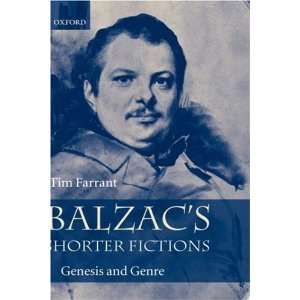  Balzacs Shorter Fictions Genesis and Genre ( Hardcover 