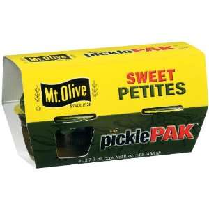 Mt. Olive Pickle Pak Sweet Petites 3.7 Flat Oz Cups   6 Pack  