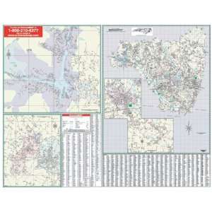  Universal Map 762553901 Rutherford County NC Wall Map 