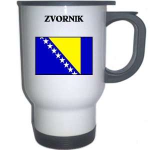  Bosnia   ZVORNIK White Stainless Steel Mug Everything 