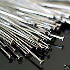 100ps 50mm ANTIQUE GUNMETAL HEADPINS FINDING 2inch