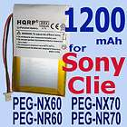 HQRP BATTERY fits Sony Clie PEG SJ33 S300 TG50 TH55 PDA