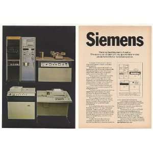  1970 Siemens X ray Spectrometer Computer System 2 Page 