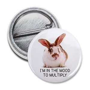  IN THE MOOD TO MULTIPLY Easter 1 Mini Pinback Button Badge 