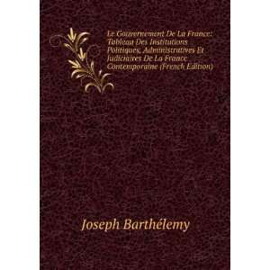   (French Edition) Joseph BarthÃ©lemy  Books