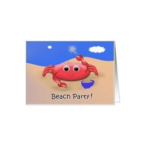 Beach Party Card