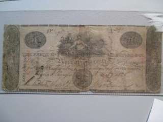 1825 Bank of Augusta, Georgia $50.00 note.  